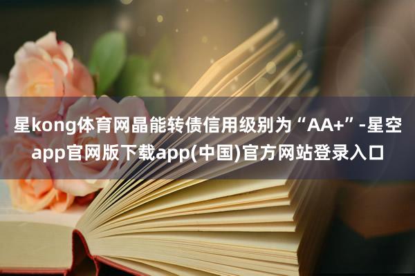 星kong体育网晶能转债信用级别为“AA+”-星空app官网版下载app(中国)官方网站登录入口
